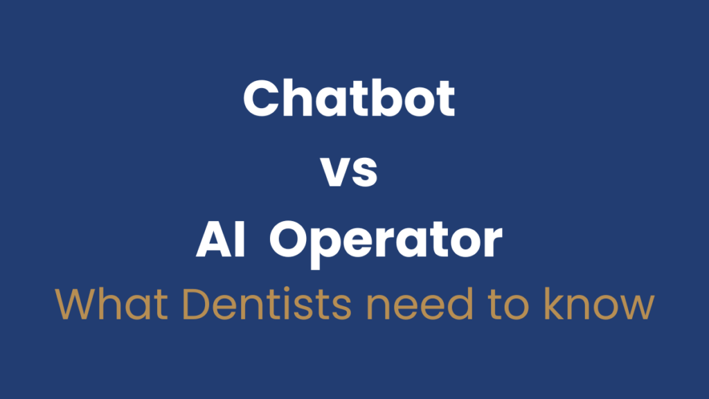 Dentist ChatBot and AI phone operator
