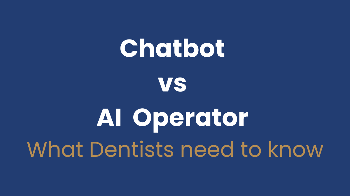 Dentist ChatBot and AI phone operator